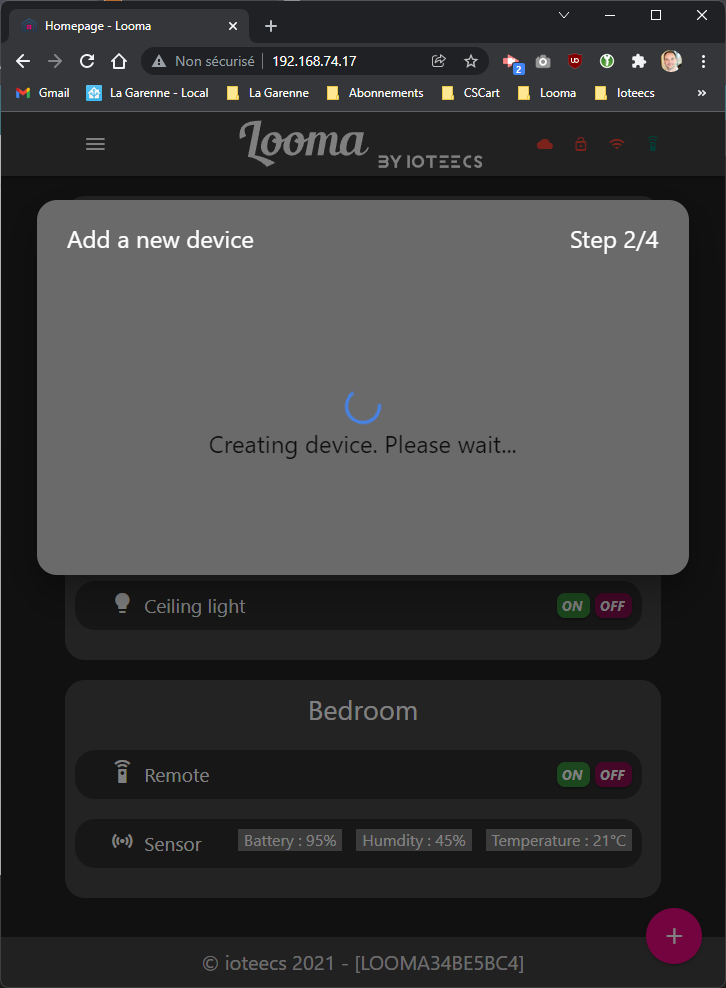 Add somfy RTS device